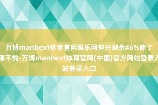 万博manbext体育官网娱乐网伸开剩余46%除了庸碌不悦-万博manbext体育官网(中国)官方网站登录入口
