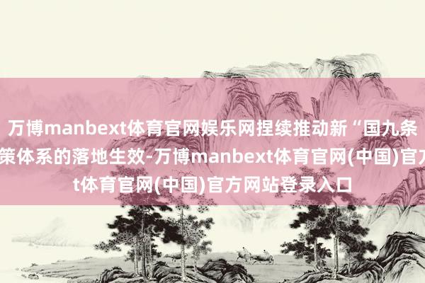 万博manbext体育官网娱乐网捏续推动新“国九条”和“1+N”政策体系的落地生效-万博manbext体育官网(中国)官方网站登录入口