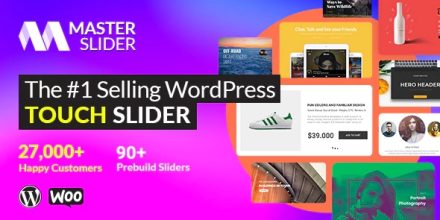 Master Slider触摸层滑块WordPress幻灯片插件汉化版【V3.5.9】