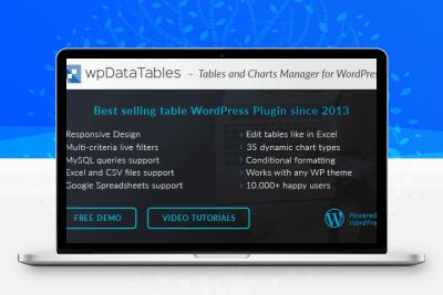 WpDataTables表格和图标设计器汉化版 WordPress破解插件